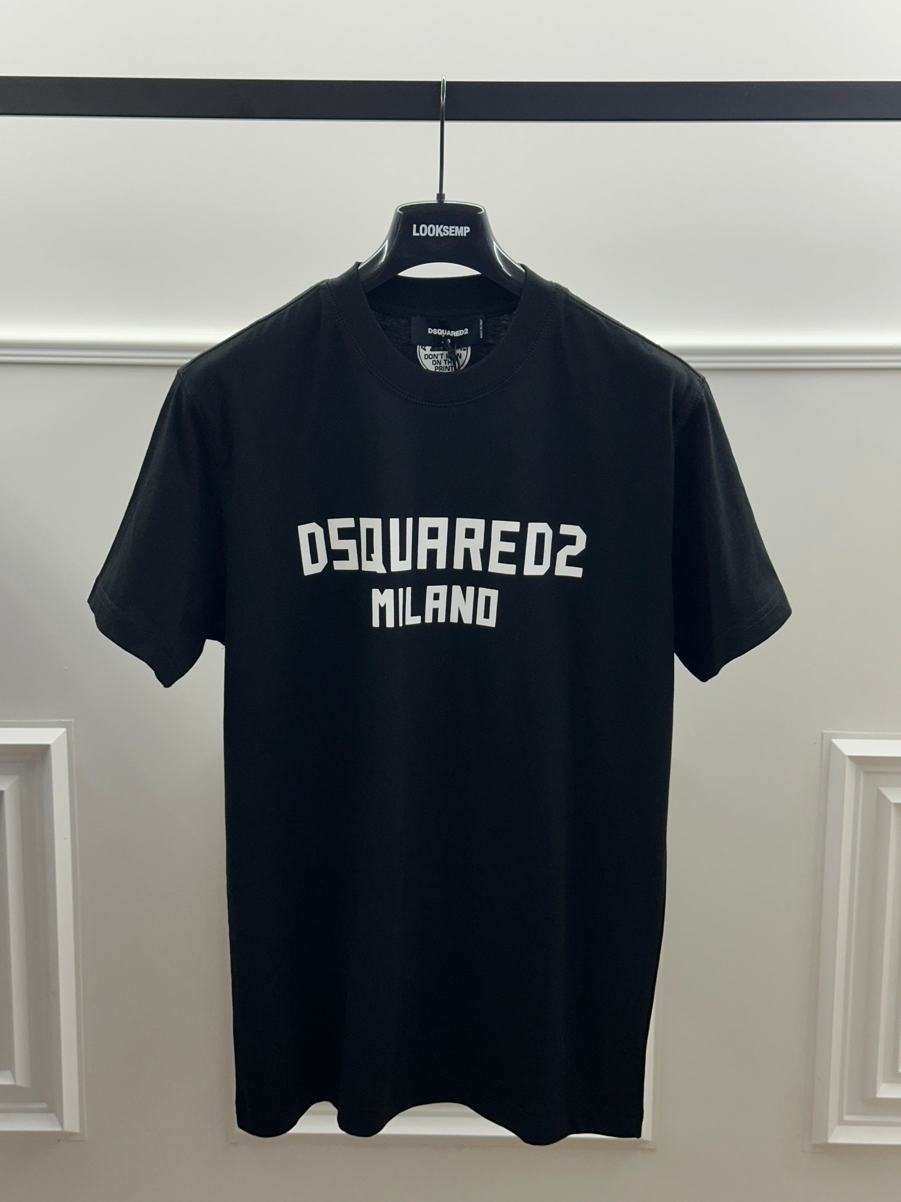 T-shirt Dsquared2 Milano Logo Black