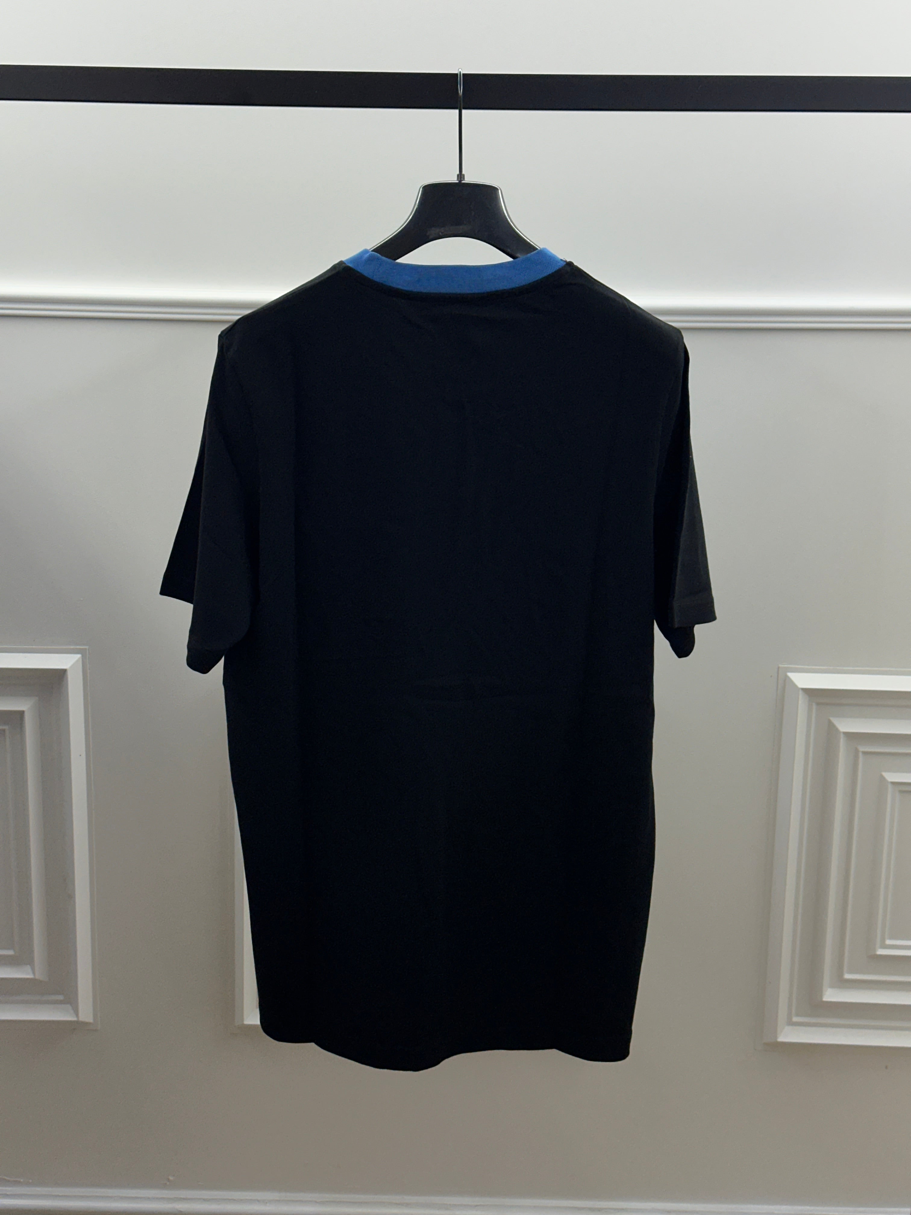 T-shirt Casablanca Pocket Logo Black/Blue