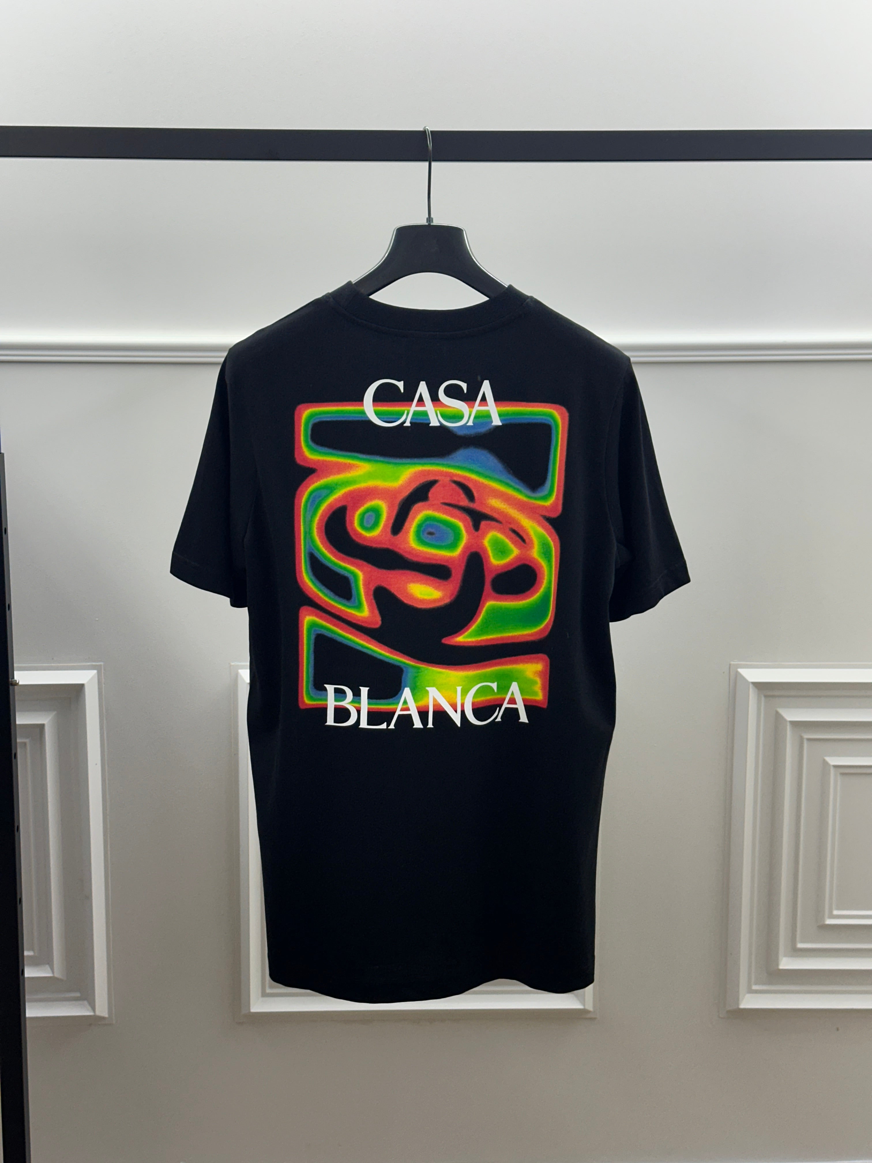T-shirt Casablanca Graphic Logo Black
