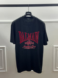 T-shirt Balmain Paris Black/Red Logo