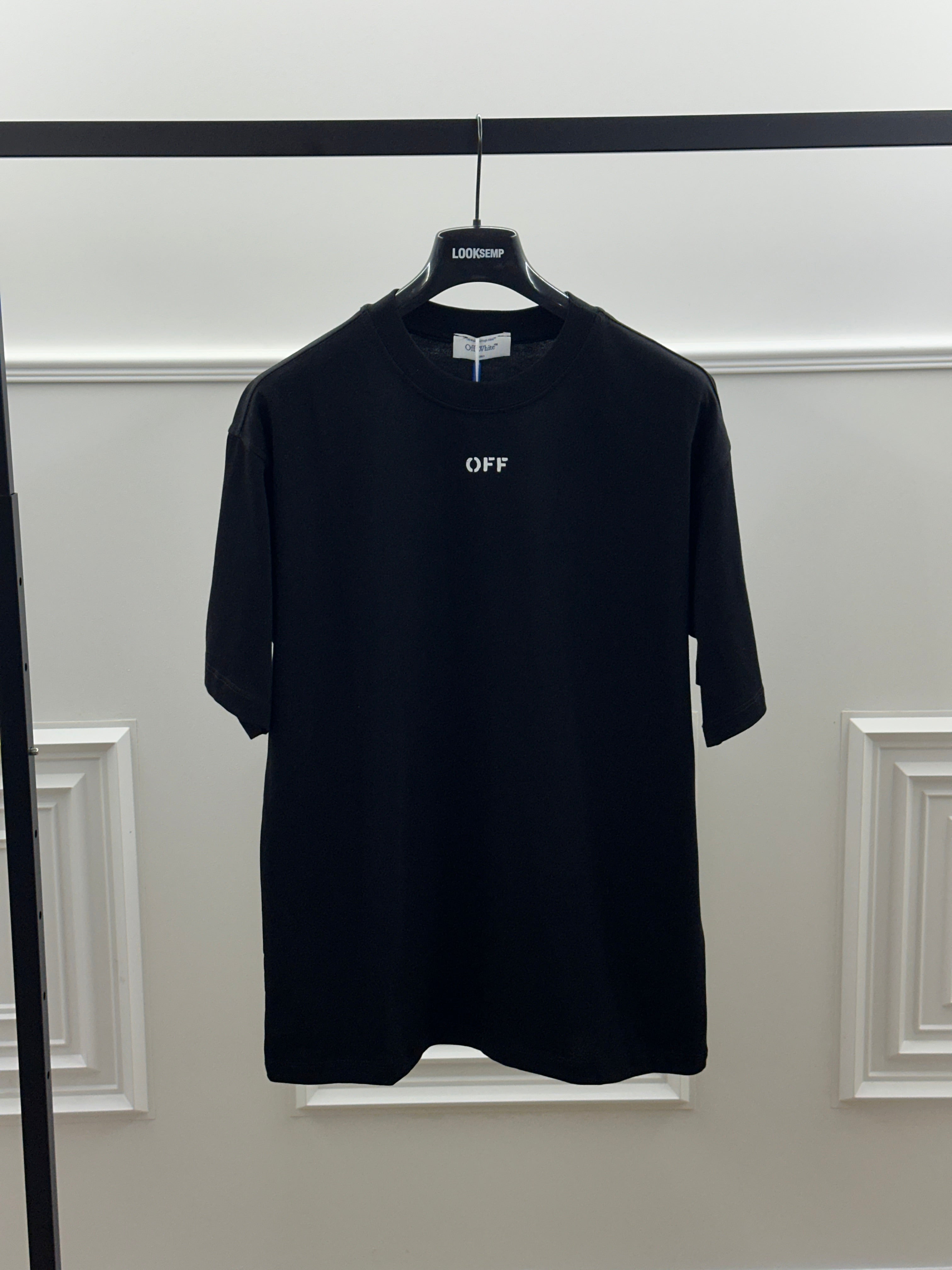 OFF-WHITE™ Arrows Rap Graphic T-Shirt Black White Streetwear Edition