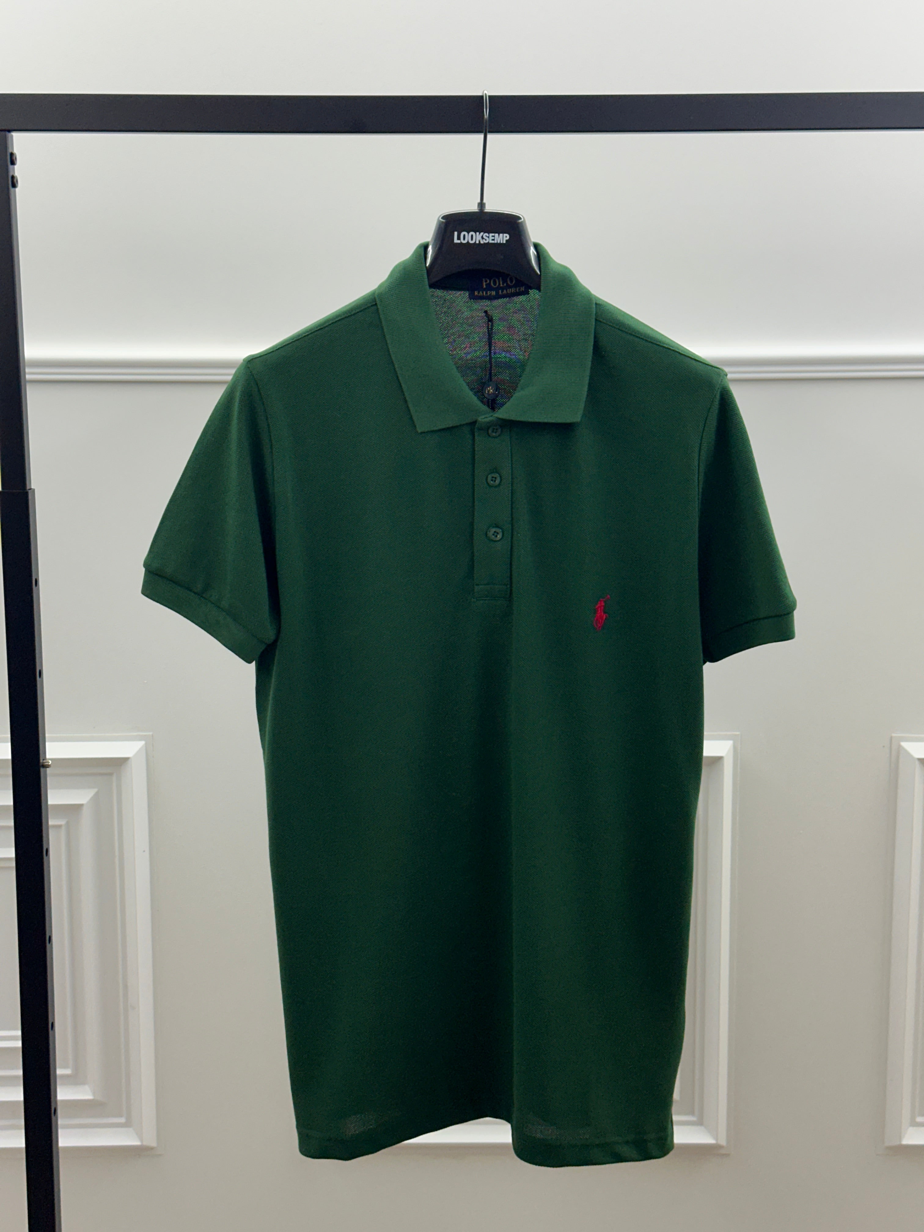 POLO RALPH LAUREN™ Classic Polo Shirt Green Pink Logo Edition