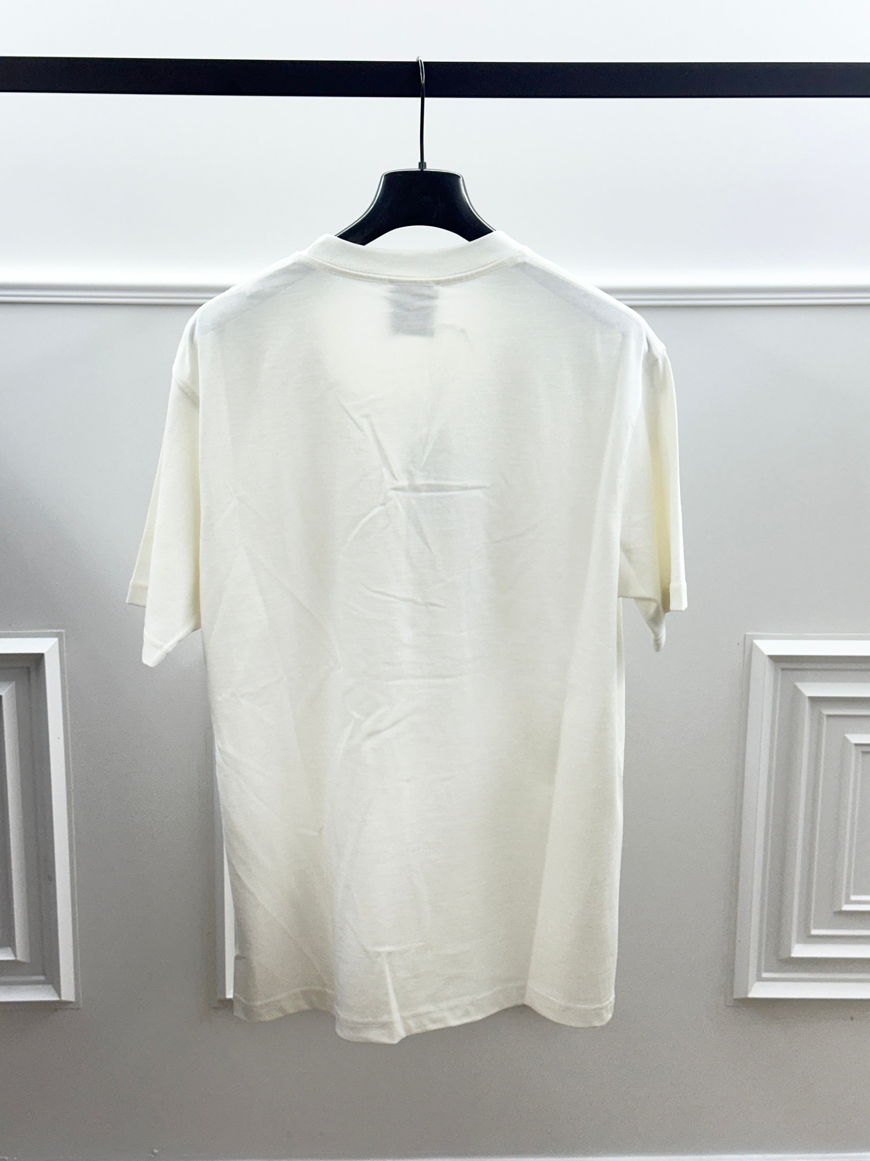 T-shirt Casablanca Sunset Graphic White
