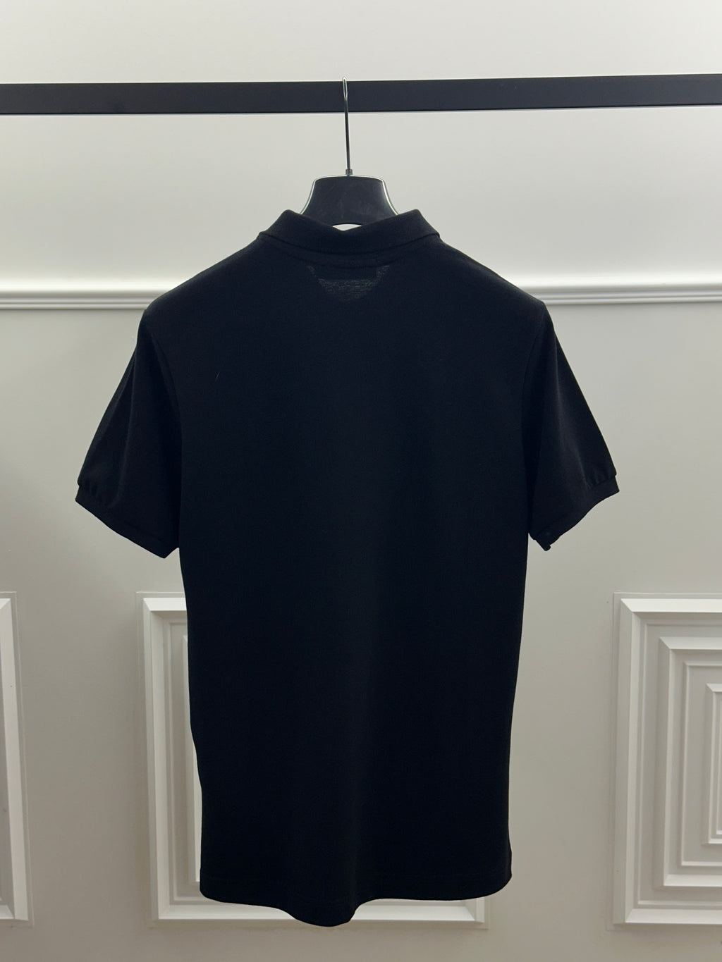 Stone Island Polo Patch Logo Black