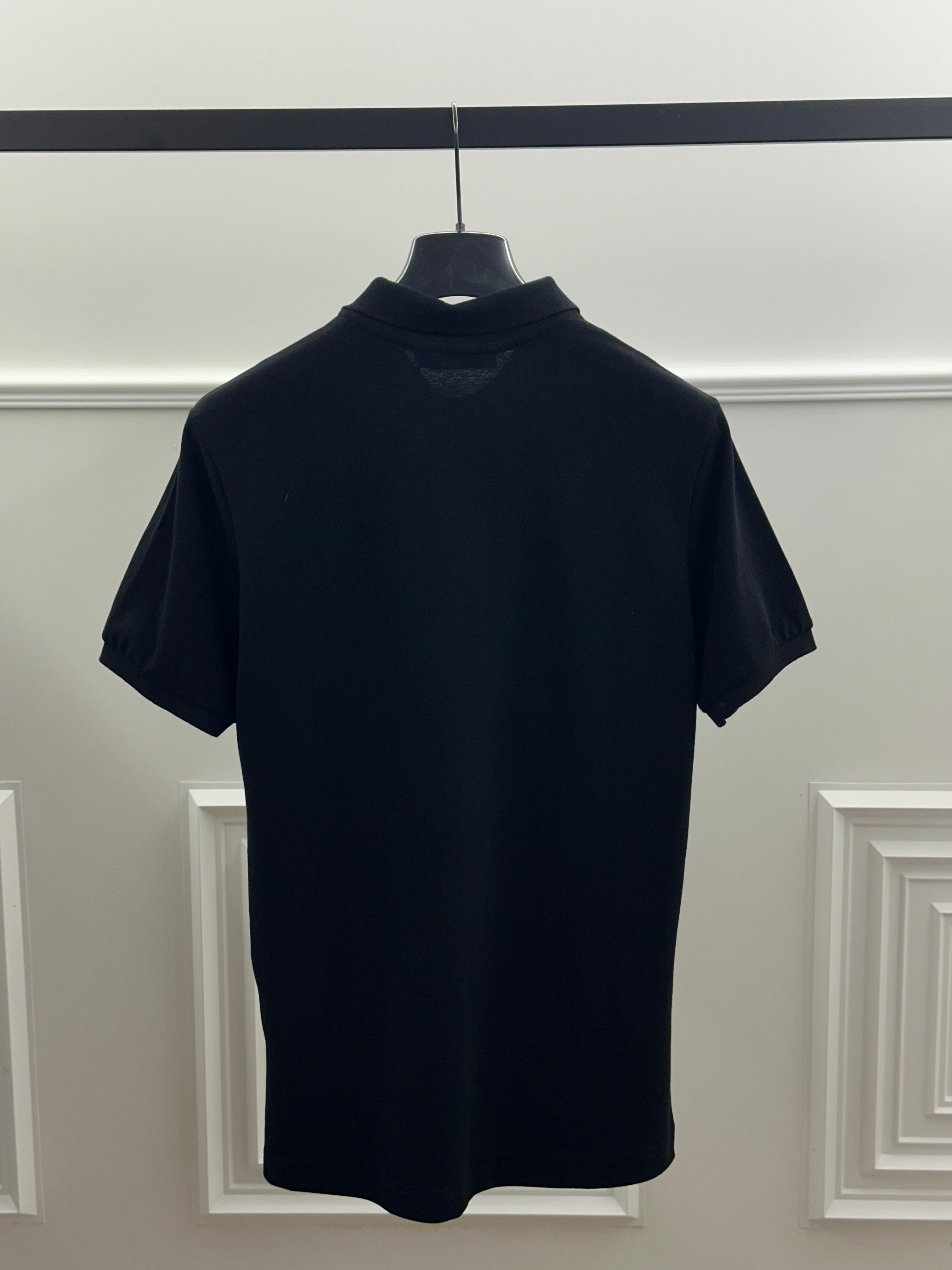 Stone Island Polo Patch Logo Black