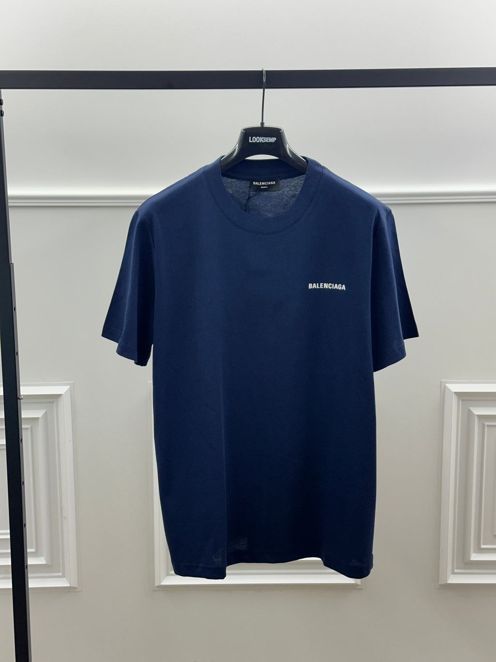 BALENCIAGA T-Shirt Logo Navy
