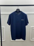 BALENCIAGA T-Shirt Logo Navy