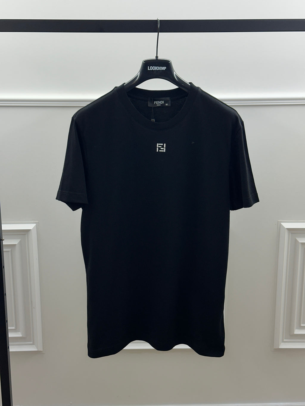 FENDI™ Minimal FF Logo T-Shirt Black Luxury Edition