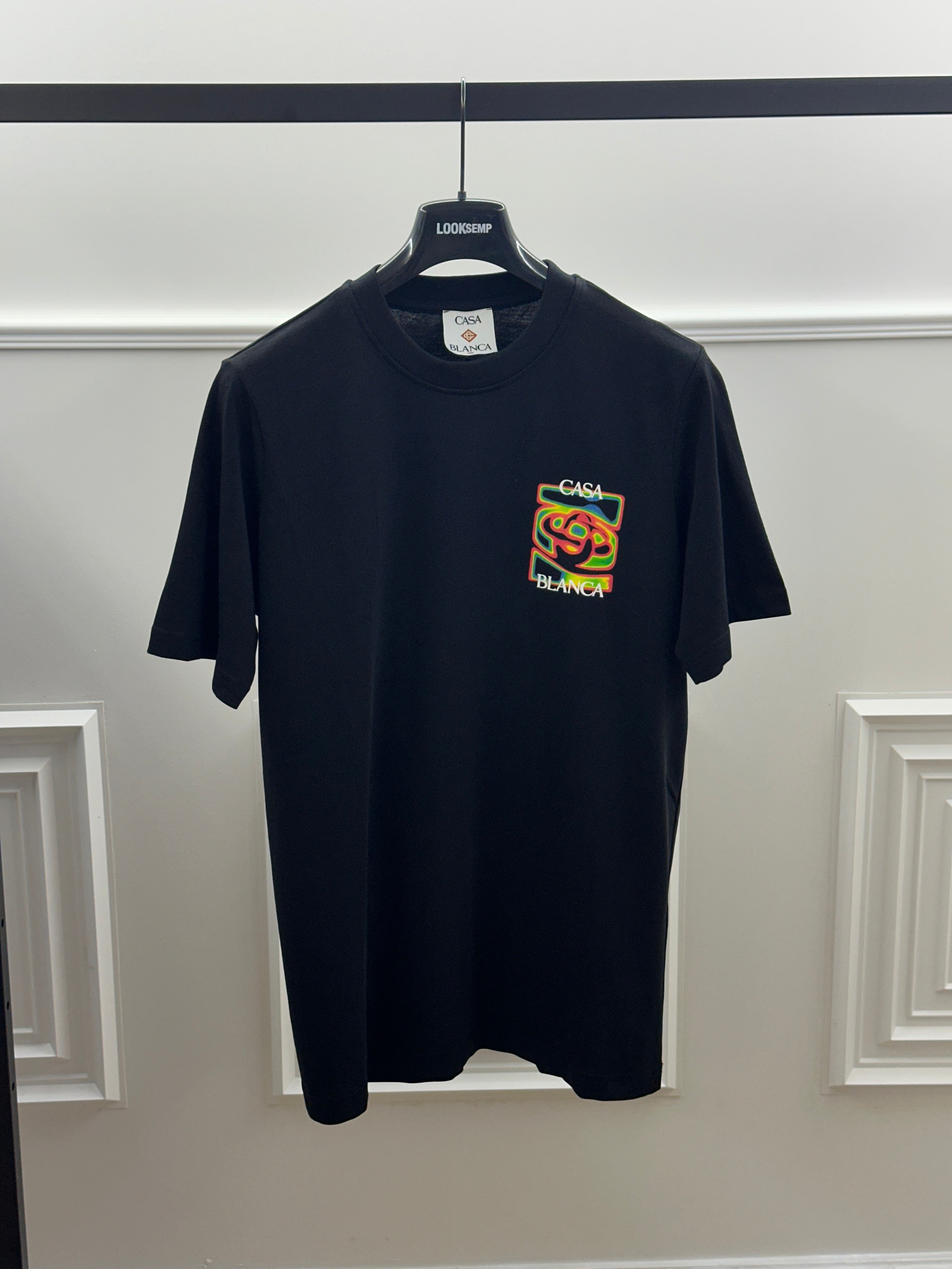 T-shirt Casablanca Graphic Logo Black